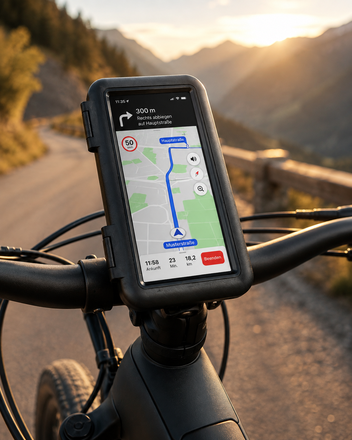 PeakLock – Vibrationsgedämpfte Velo- & Motorradhalterung