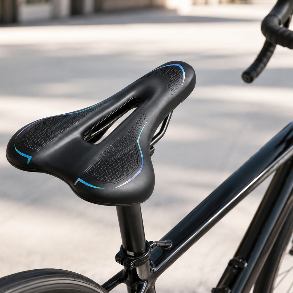 ErgoRide – Atmungsaktiver Gel-Premium Fahrradsattel